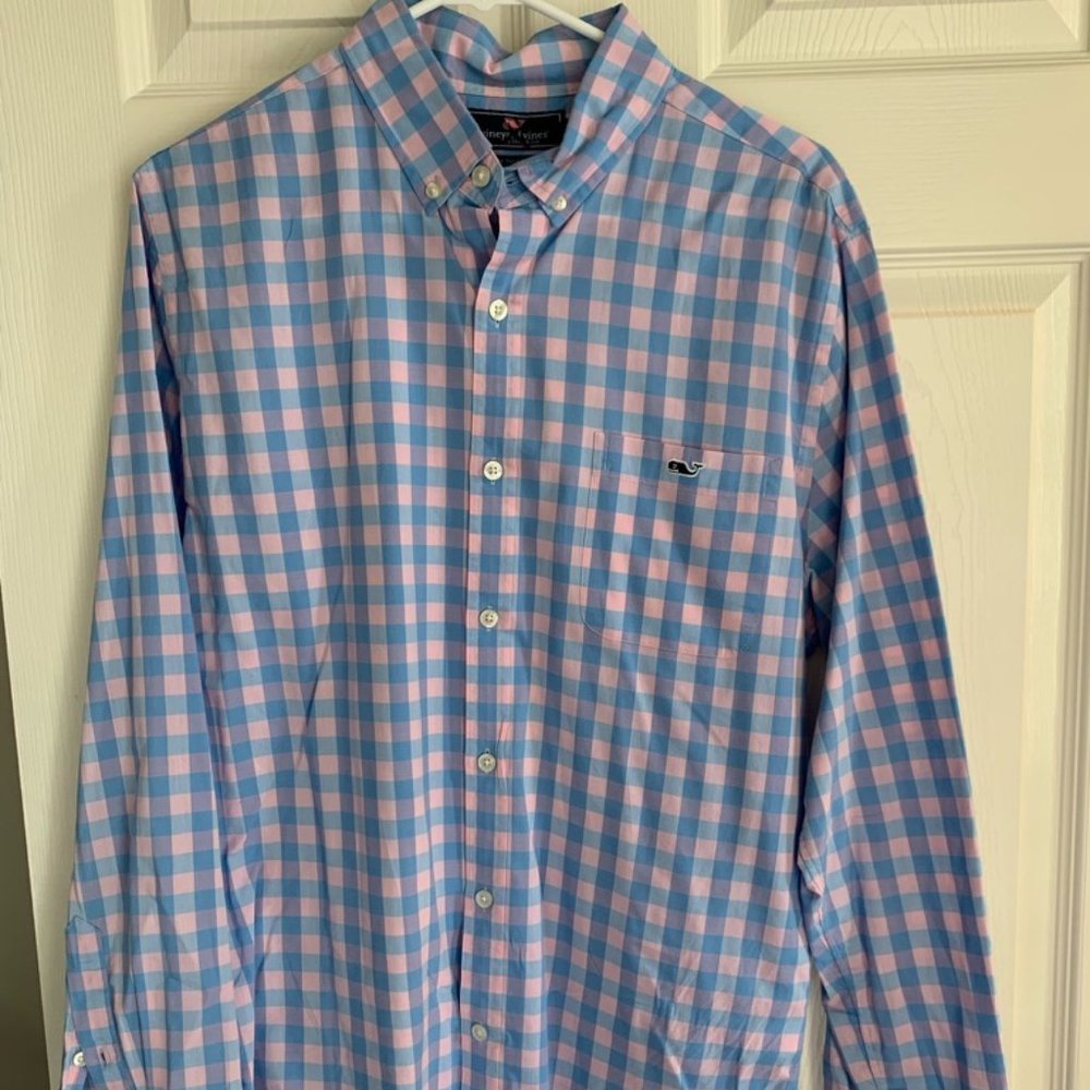 VINEYARD VINES~Size M Slim~Mens Tucker Plaid Shirt
